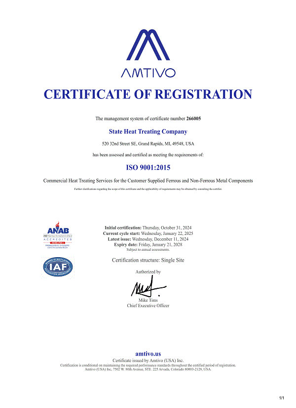 ISO 9001 Registered